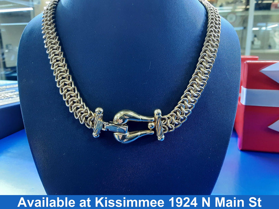 Woven Chain - Yellow Gold 18k (.750) 28.1 grams 17 inch