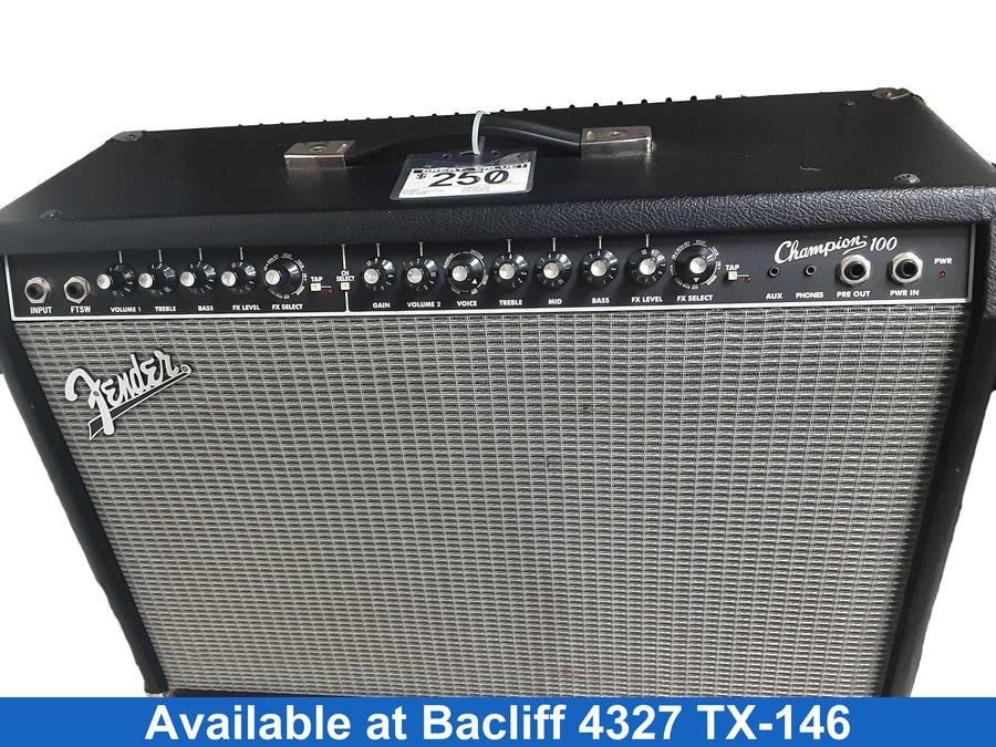 Fender Champion 100 Black Guitar Amplifier