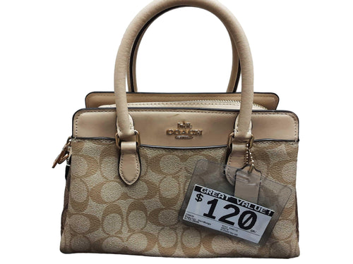 Coach Mini Darcie Beige / Tan Purse / Handbag