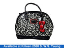 Hello Kitty Leopard Purse Gray Purse / Handbag
