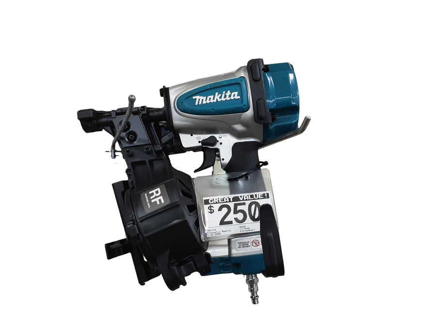 Makita An454 Blue Pneumatic Roofing Nailer