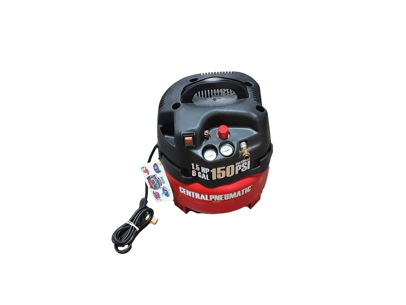 Central Pneumatic 67696 Red Electric Compressor