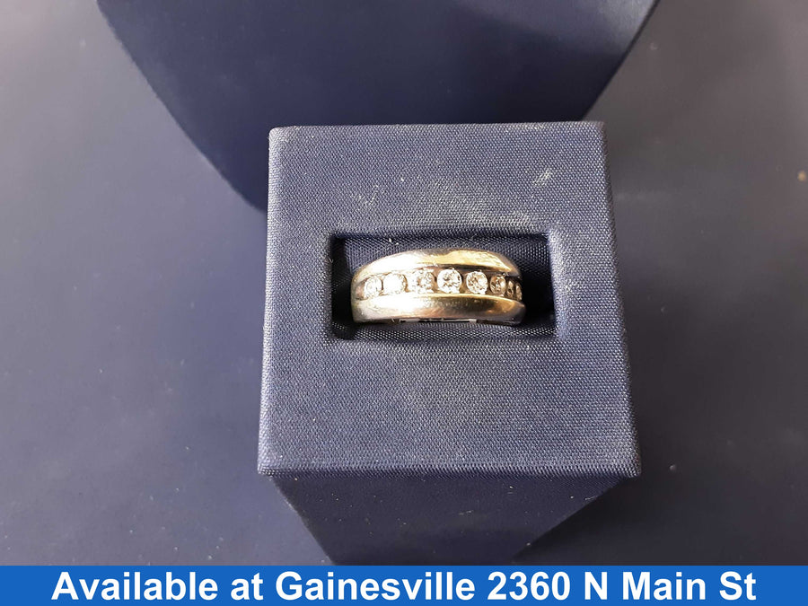 Men's Ring - White Gold 14k (.585) 3 grams Size 7