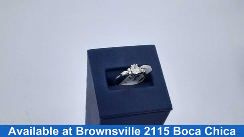 Women's Ring - White Gold 10k (.417) 2.1 grams Size 20