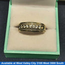 Ring - Wedding Band - White Gold 14k (.585) 8 grams Size 8.5