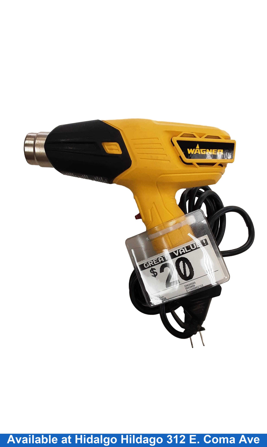 Wagner 23633333 Yellow Heat Gun