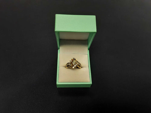 Ring - Wedding Set - Yellow Gold 14k (.585) 7.7 grams Size 8