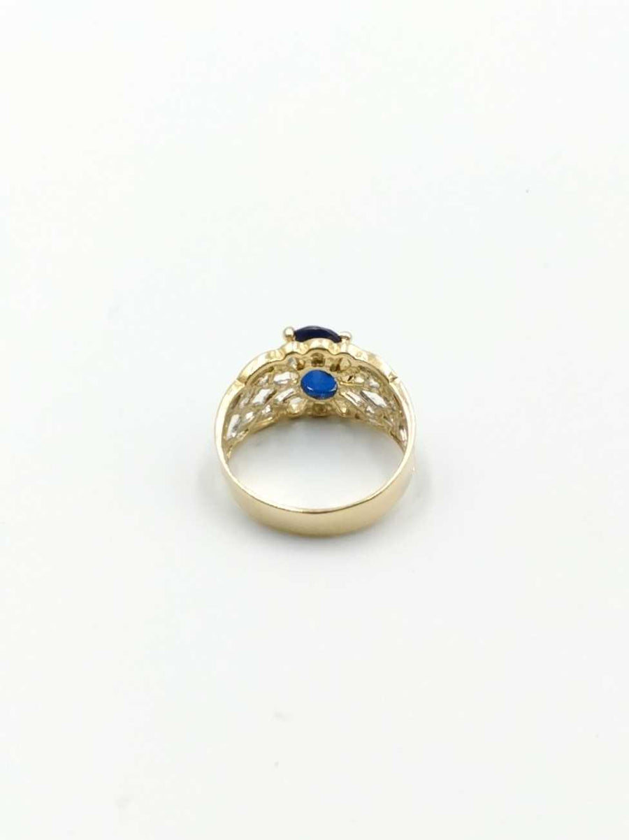 Women's Ring - Solitaire - Yellow Gold 14k (.585) 3.3 grams Size 7