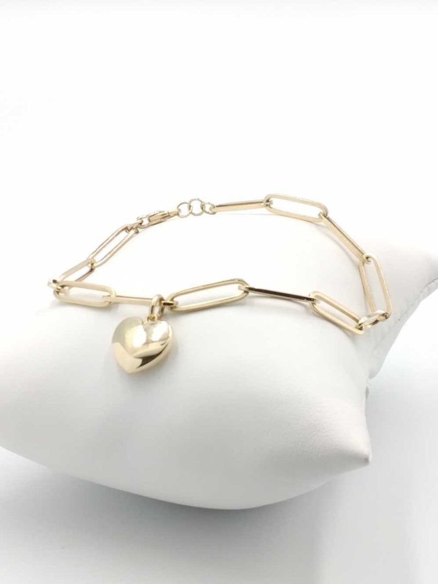 Link Bracelet - Yellow Gold 14k (.585) 7 grams 8 inch