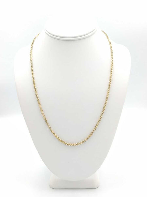 Rope Chain - Yellow Gold 14k (.585) 4.1 grams 22 inch
