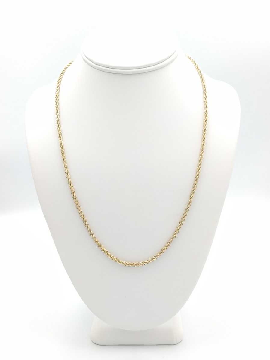 Rope Chain - Yellow Gold 14k (.585) 4.1 grams 22 inch