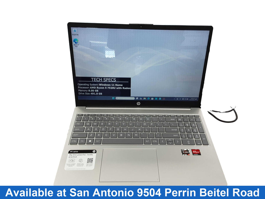 Hp 15-dw2048nr Amd Ryzen 5 Pro 8 Gb 500 Gb Silver Laptop