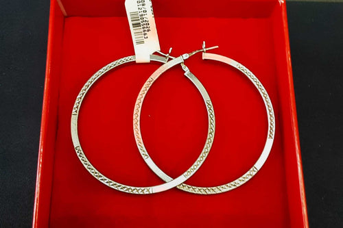 Bangle Earrings - Silver 6.3 grams