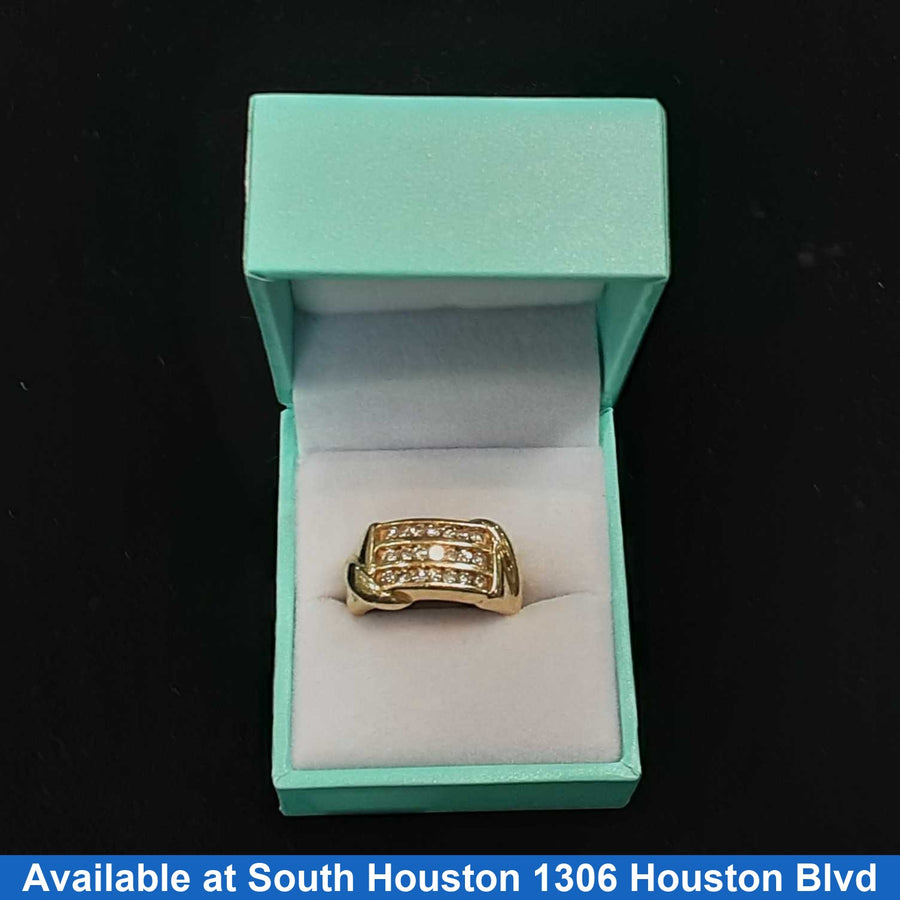 Men's Ring - Yellow Gold 14k (.585) 9 grams Size 8