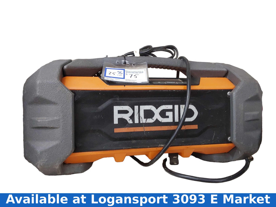 Ridgid R84087 Orange Short Wave Radio