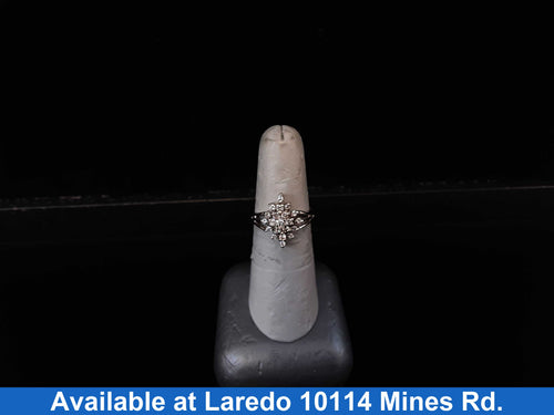 Women's Ring - White Gold 14k (.585) 3.6 grams Size 20