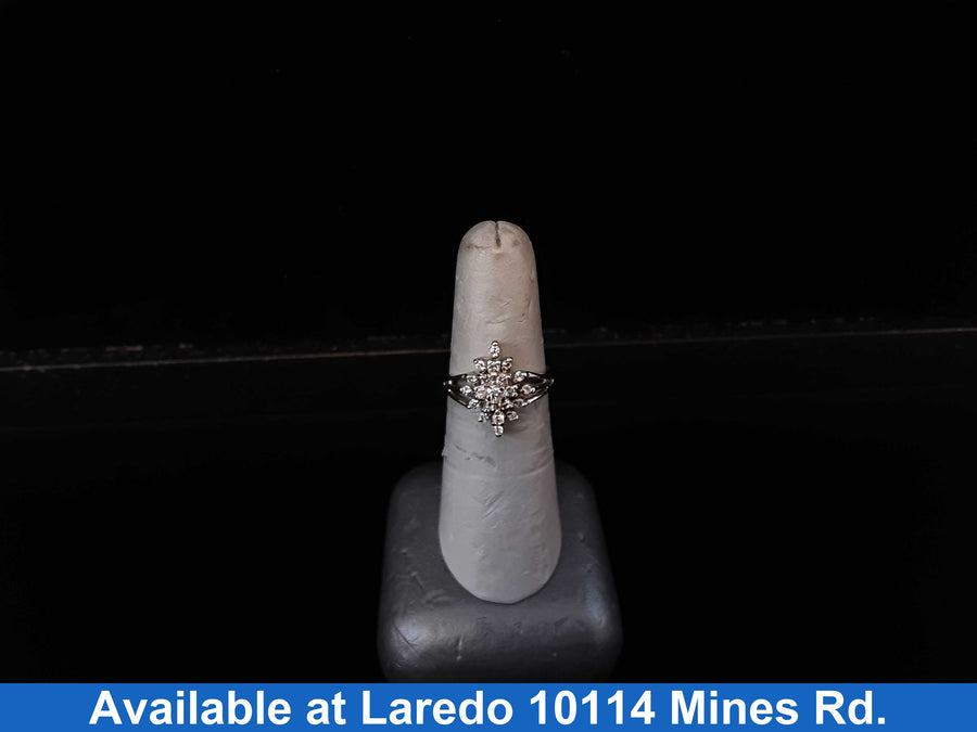 Women's Ring - White Gold 14k (.585) 3.6 grams Size 20