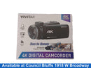 Vivitar Dvr4k-blk Black Digital Camcorder
