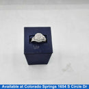 Ring - Wedding Set - White Gold 10k (.417) 7 grams Size 7