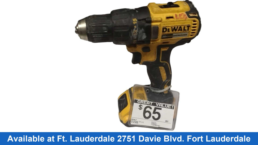 Dewalt Dcd777 Yellow Cordless Standard Drill