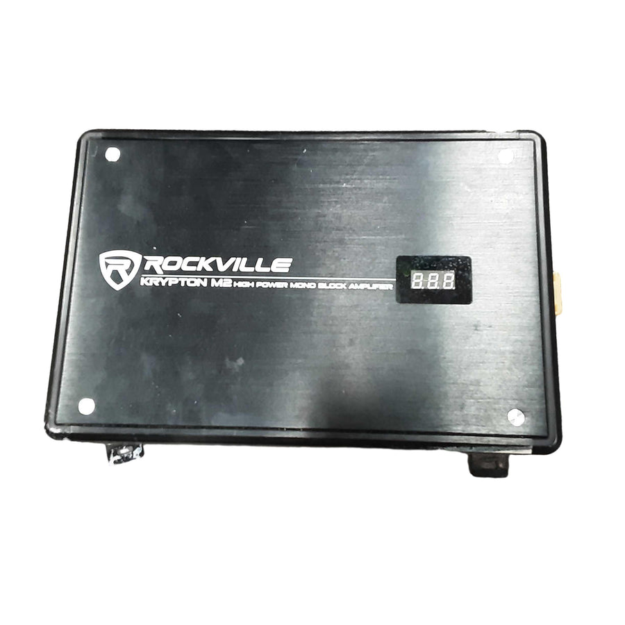 Rockville Krypton M2 Black Car Audio Amplifier