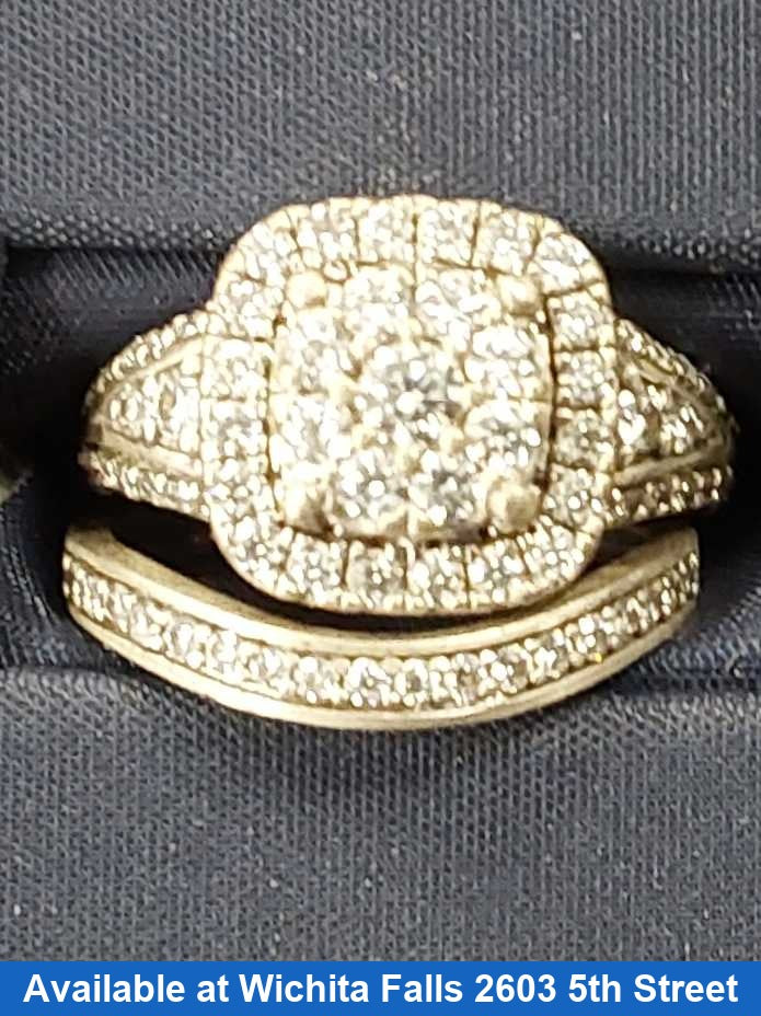 Ring - Wedding Set - Silver 7 grams Size 6