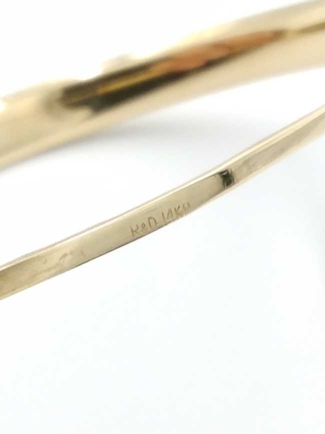 Bangle Bracelet - Yellow Gold 14k (.585) 11.4 grams 8 inch