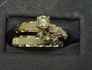 Ring - Engagement Set - White Gold 14k (.585) 4.5 grams Size 7