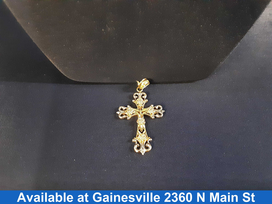 Religious Pendant - Tricolor Gold 14k (.585) 1.8 grams