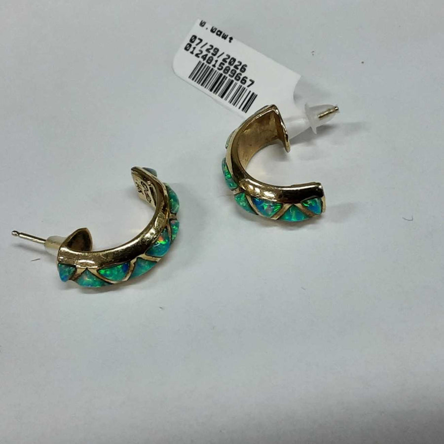 Earrings - Yellow Gold 14k (.585) 6.1 grams