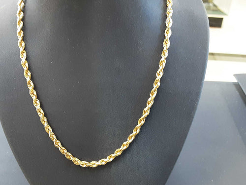 Rope Chain - Yellow Gold 14k (.585) 15.2 grams 22 inch