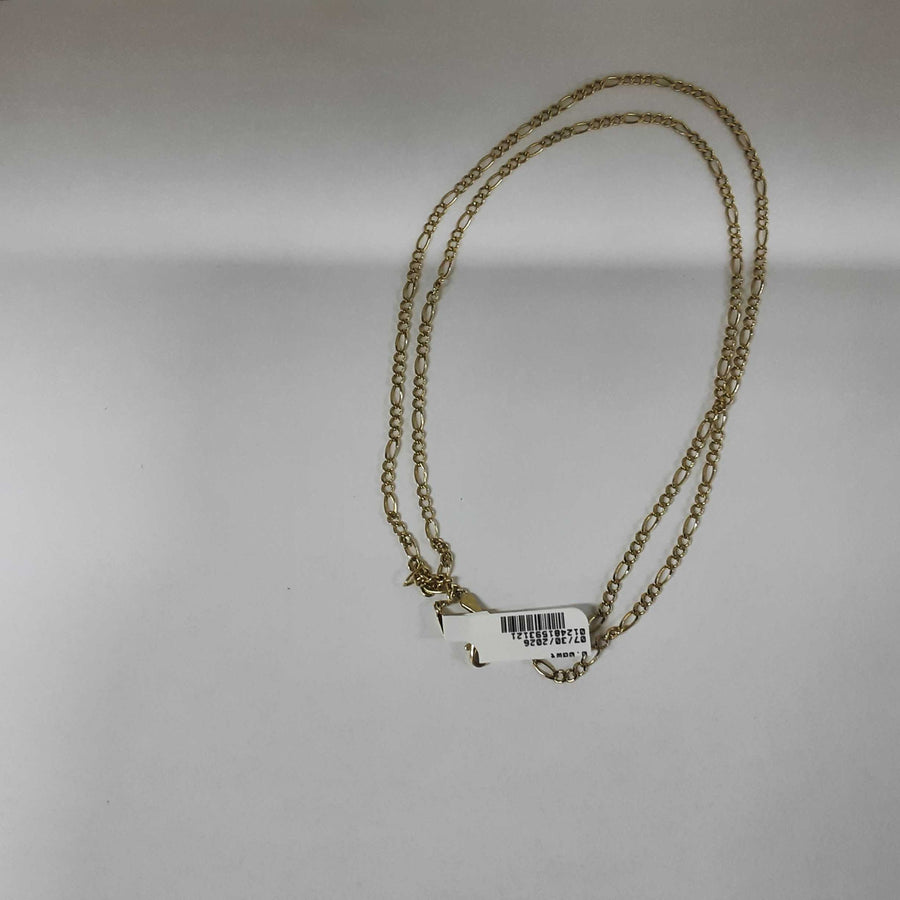 Figaro Chain - Yellow Gold 10k (.417) 6.3 grams 32 inch