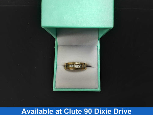 Ring - Wedding Band - Yellow Gold 10k (.417) 5.5 grams Size 8