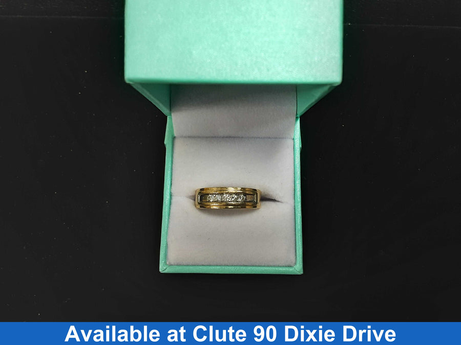 Ring - Wedding Band - Yellow Gold 10k (.417) 5.5 grams Size 8