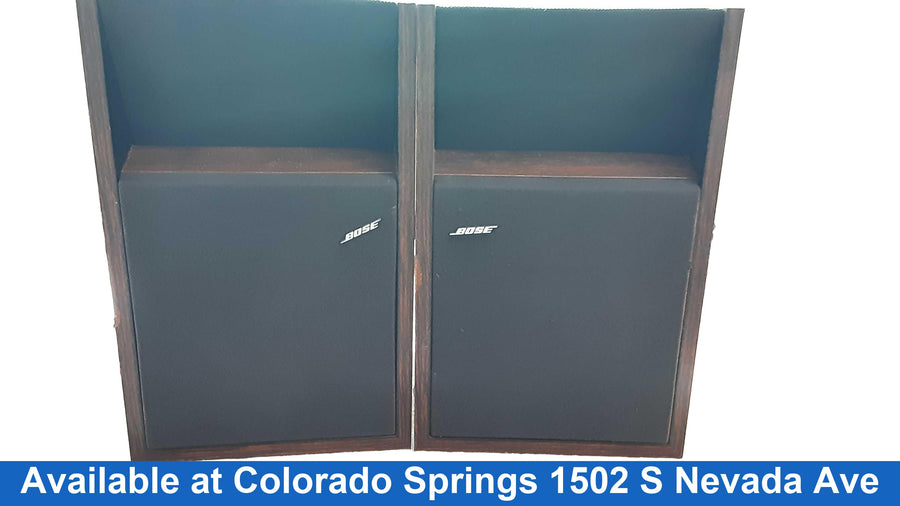 Bose Series 201 Brown Bookshelf Speaker