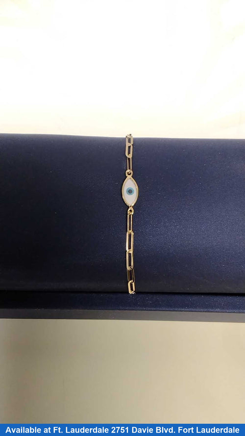 Bracelet - Yellow Gold 18k (.750) 2.1 grams 7 inch