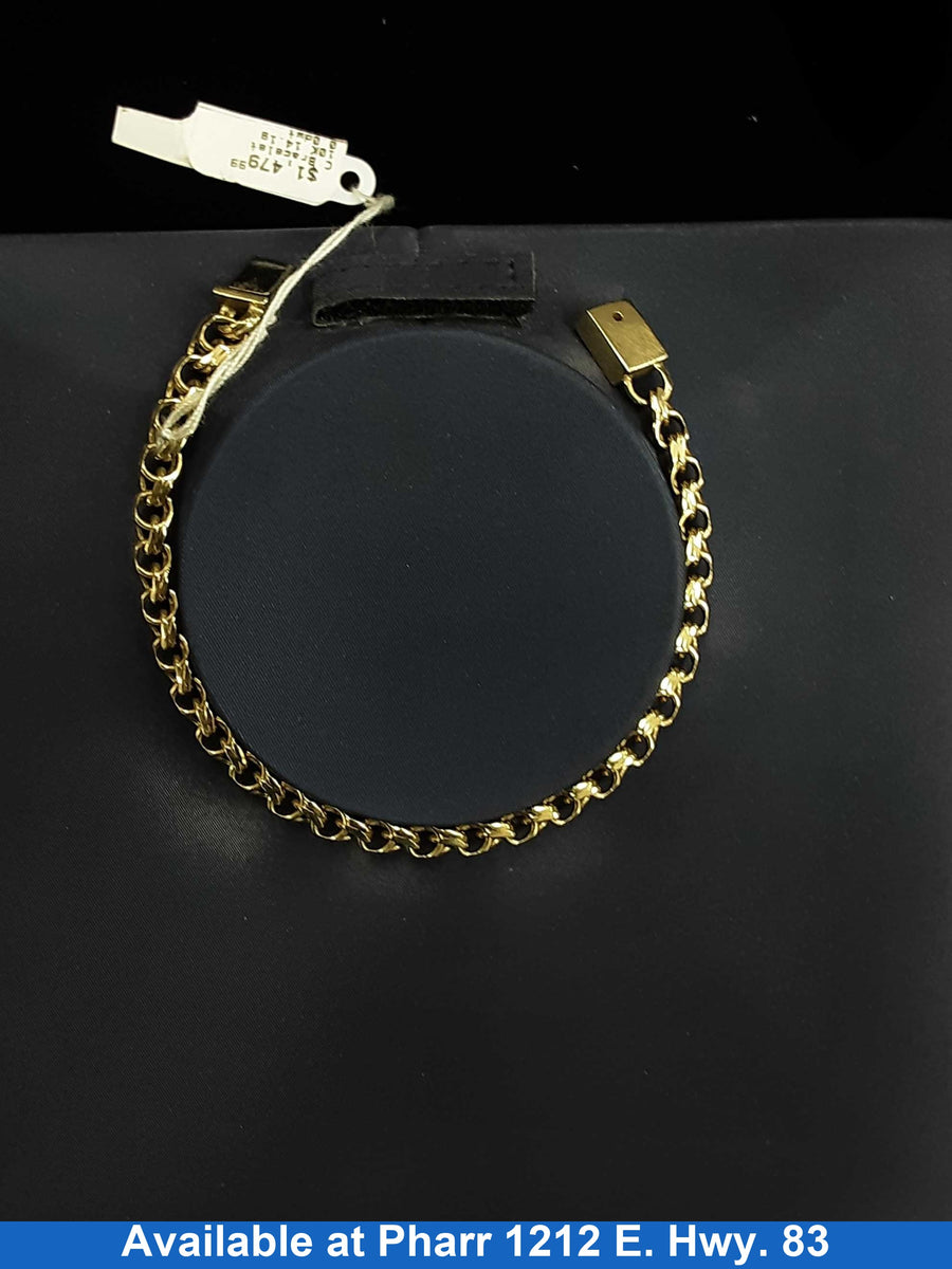 Bracelet - Yellow Gold 10k (.417) 14.1 grams 7 inch