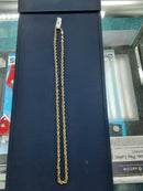 Rope Chain - Yellow Gold 10k (.417) 8 grams 24 inch