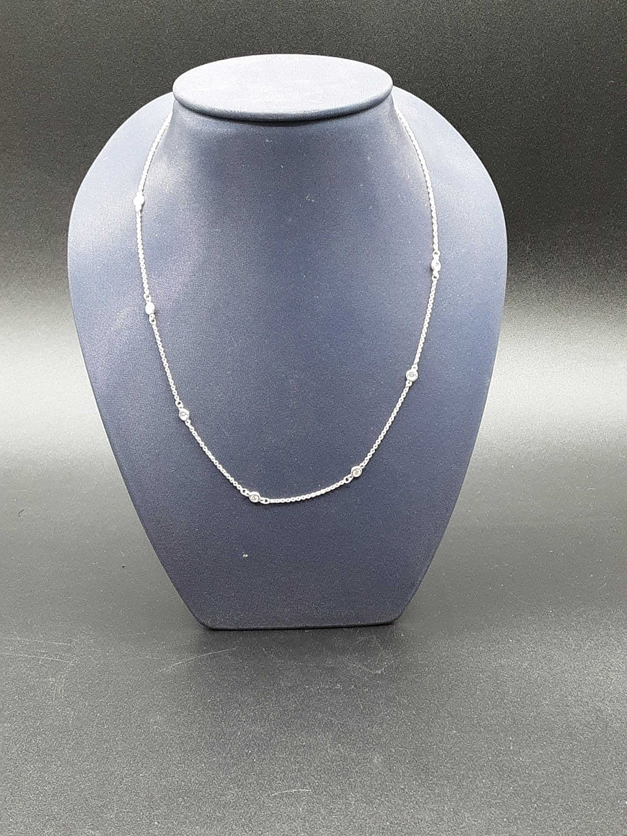 Chain - White Gold 14k (.585) 2.5 grams 18 inch