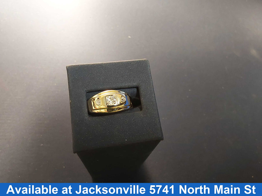 Men's Ring - Yellow Gold 14k (.585) 4 grams Size 11