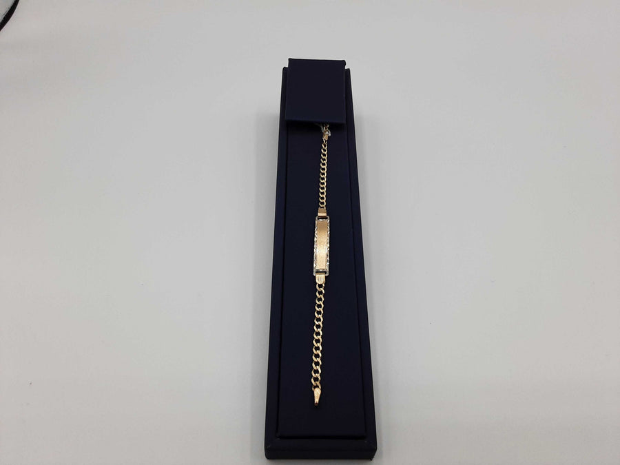 ID Bracelet - Yellow Gold 10k (.417) 3 grams 4 inch