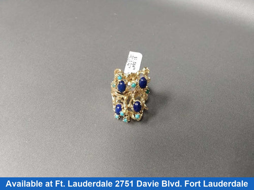 Women's Ring - Yellow Gold 14k (.585) 13.4 grams Size 9.5
