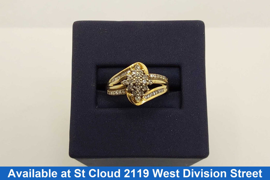 Women's Ring - Yellow Gold 10k (.417) 2.53 grams Size 8