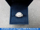 Ring - Wedding Set - White Gold 14k (.585) 7.1 grams Size 8