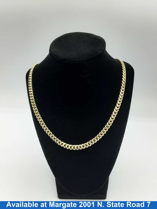Cuban Link Chain - Yellow Gold 14k (.585) 31.4 grams 24 inch