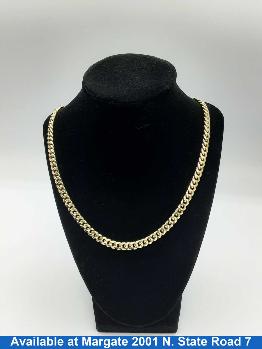 Cuban Link Chain - Yellow Gold 14k (.585) 31.4 grams 24 inch