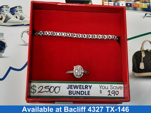 Tennis Bracelet - White Gold 10k (.417) 6.5 grams 8 inch