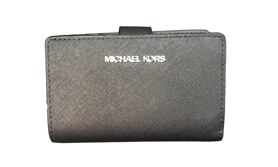 Michael Kors Crossgrain Black Wallet