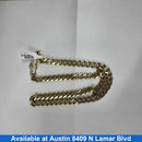 Cuban Link Chain - Yellow Gold 14k (.585) 34.2 grams 22 inch
