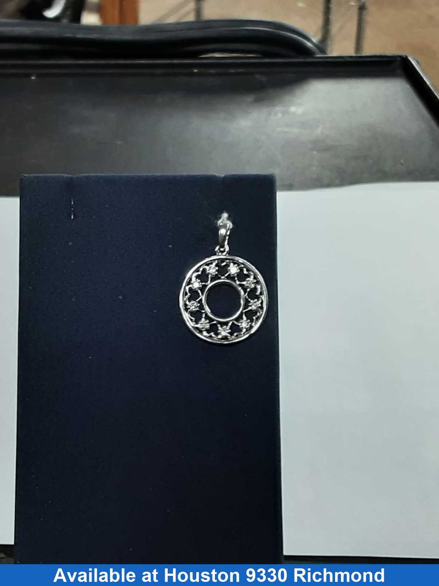 Coin Pendant - White Gold 14k (.585) 2.3 grams